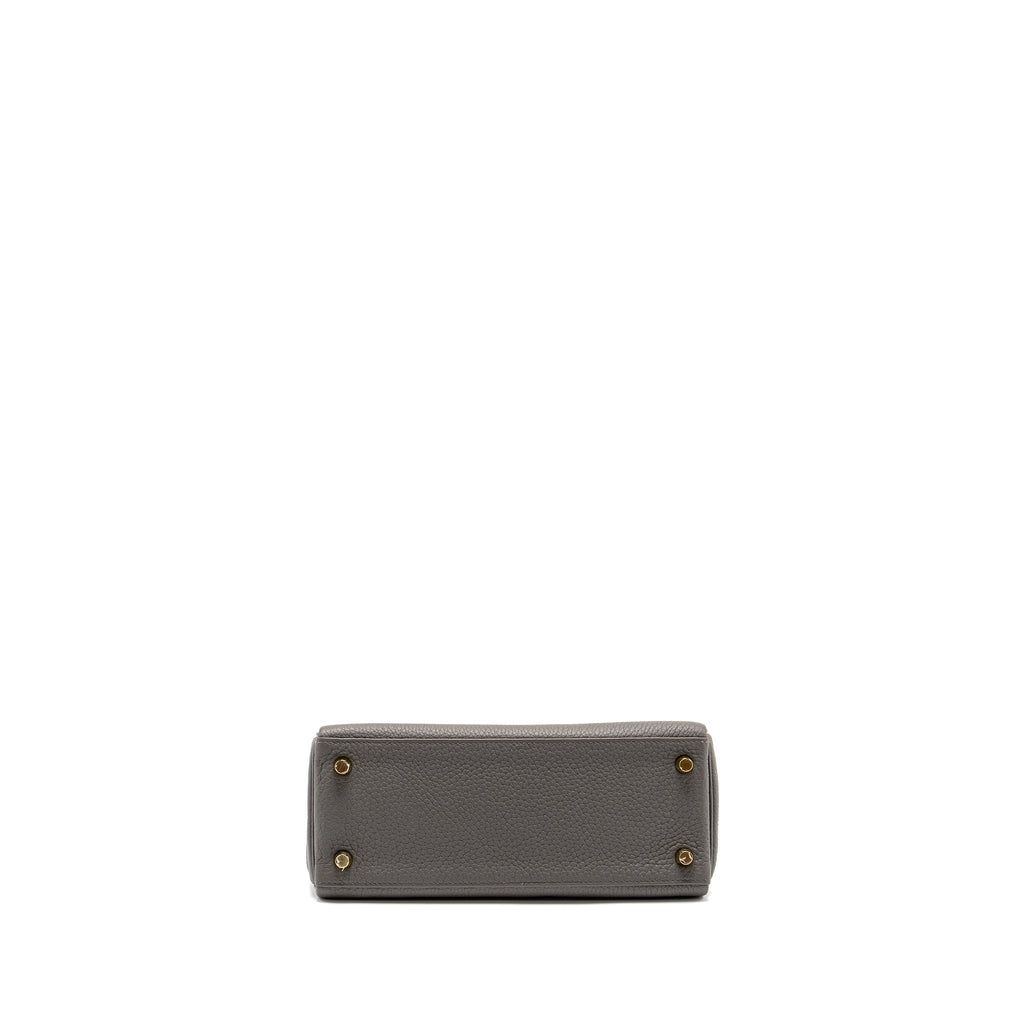 HERMES KELLY 25 TOGO GRIS ETAIN GHW