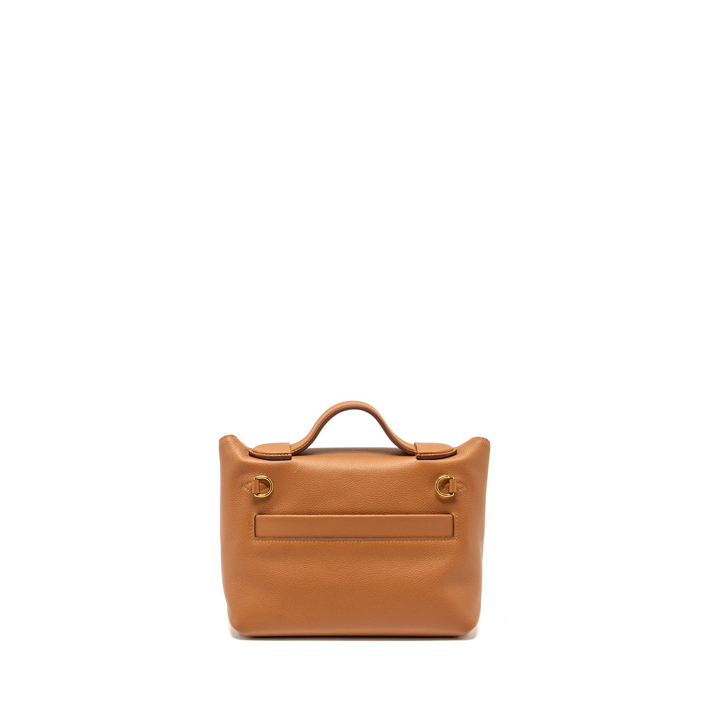 HERMES MINI 24/24 2424-21 BAG EVERCOLOR / SWIFT GOLD GHW