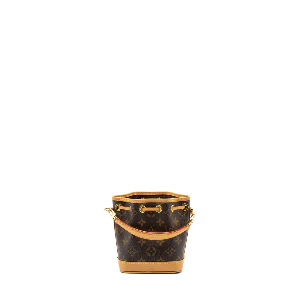LOUIS VUITTON NANO NOE MONOGRAM CANVAS GHW (NEW VERSION)