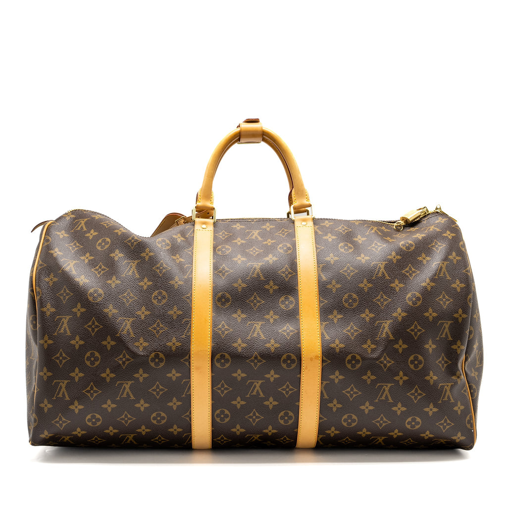 LOUIS VUITTON KEEPALL 55 MONOGRAM CANVAS GHW