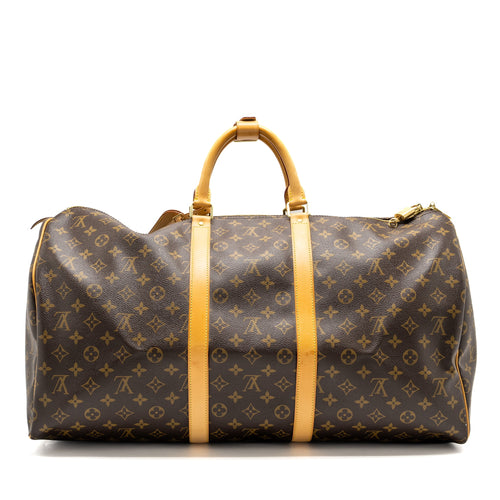 LOUIS VUITTON KEEPALL 55 MONOGRAM CANVAS GHW