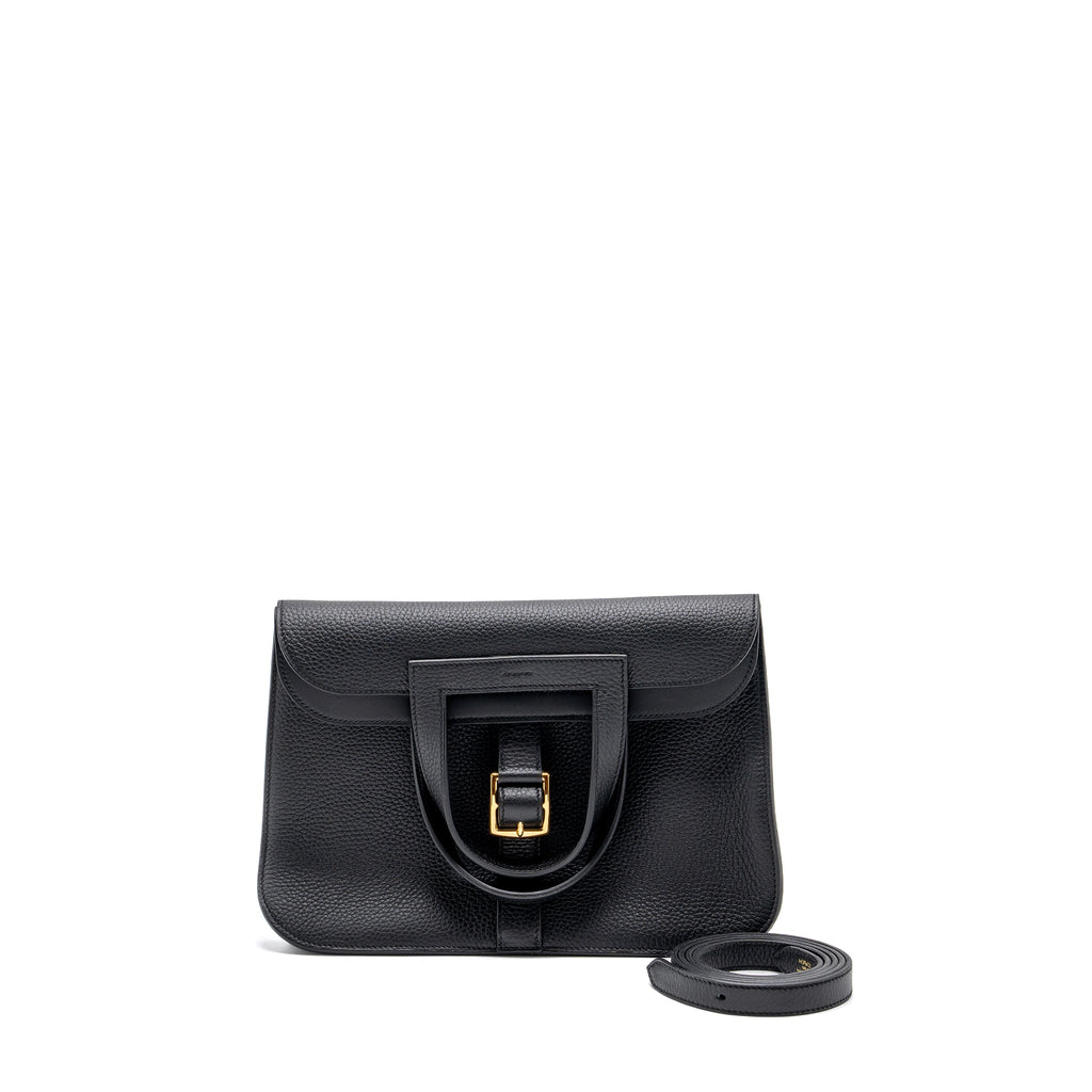 HERMES HALZAN 31 CLEMENCE BLACK GHW
