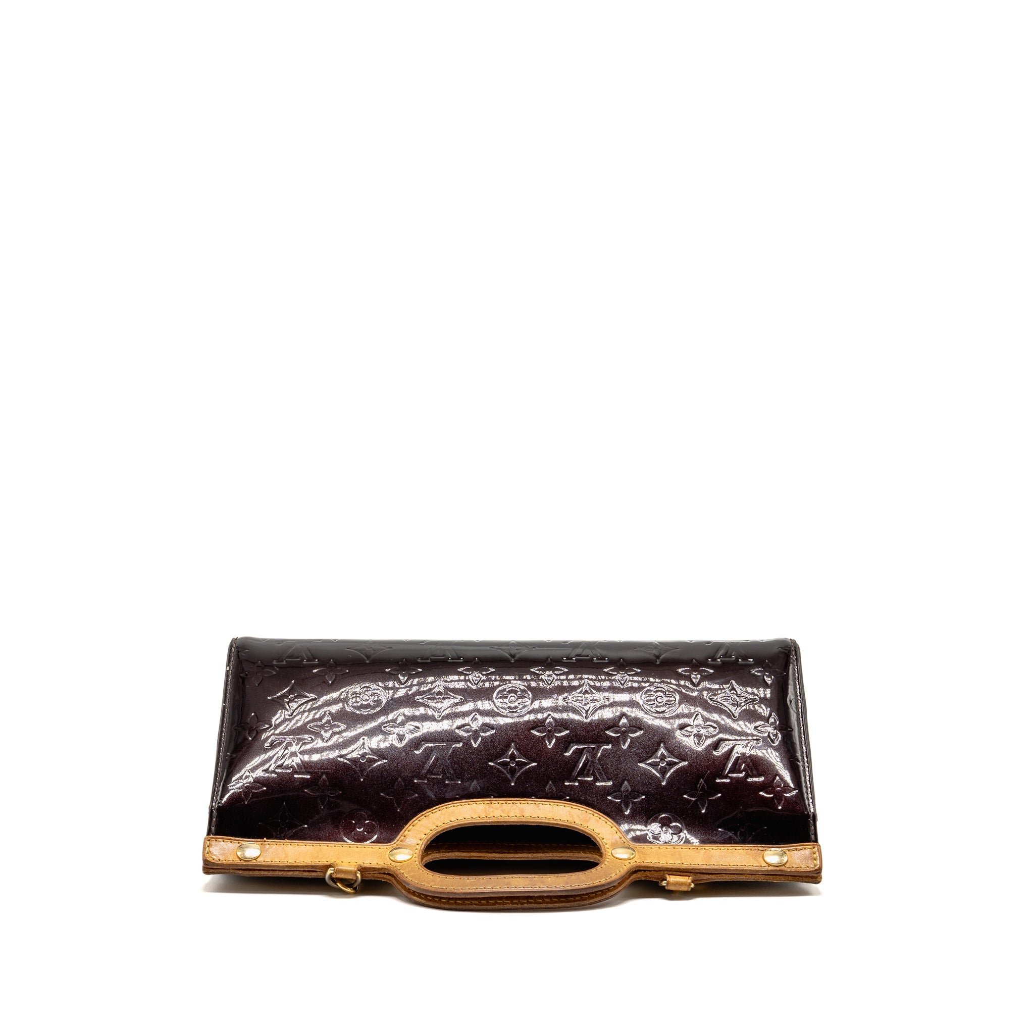 LOUIS VUITTON ROXBURY DRIVE MONOGRAM VERNIS AMARANTE GHW