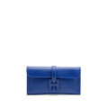 HERMES JIGE CLUTCH EPSOM BLUE ELECTRIC