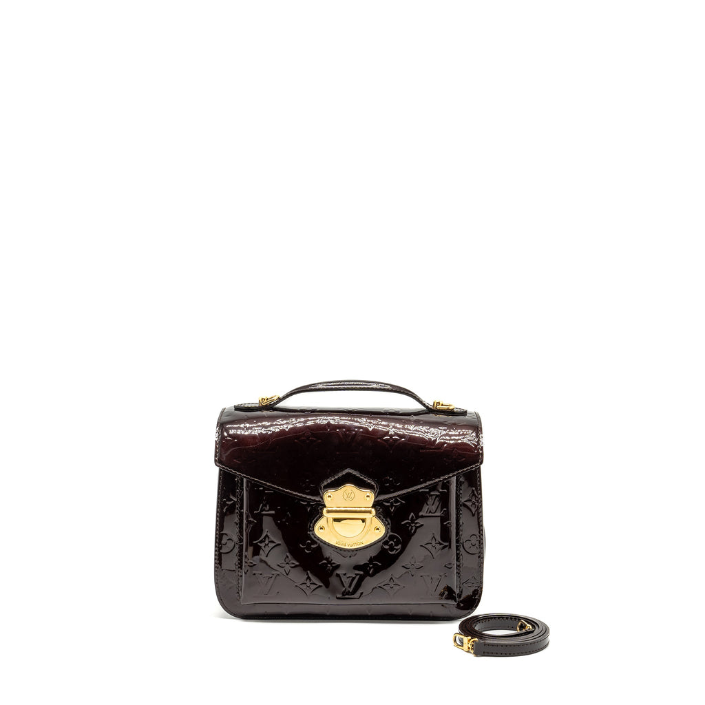 LOUIS VUITTON MIRANDA BAG MONOGRAM VERNIS AMARANTE GHW