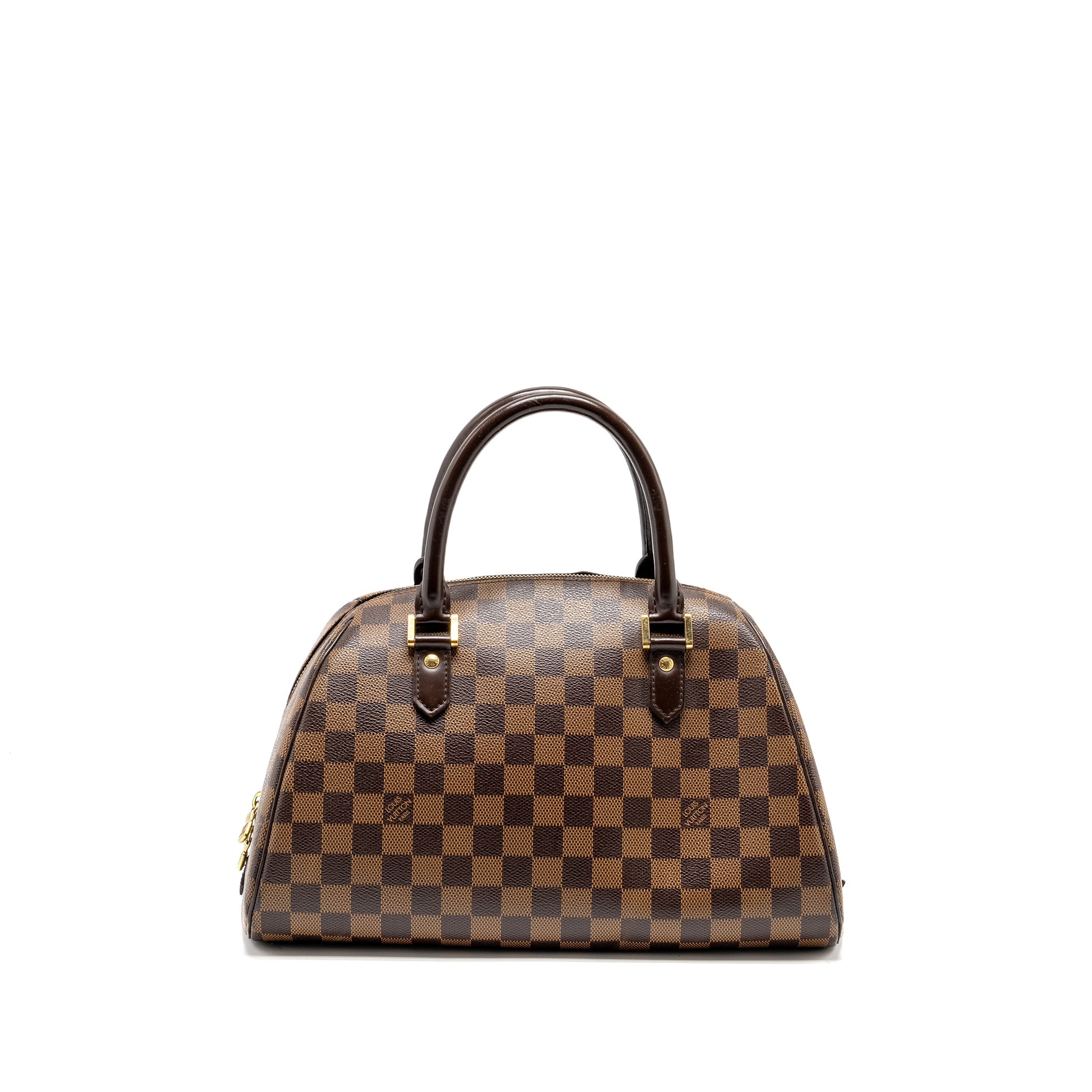 LOUIS VUITTON RIBERA MM TOTE DAMIER EBENE CANVAS GHW