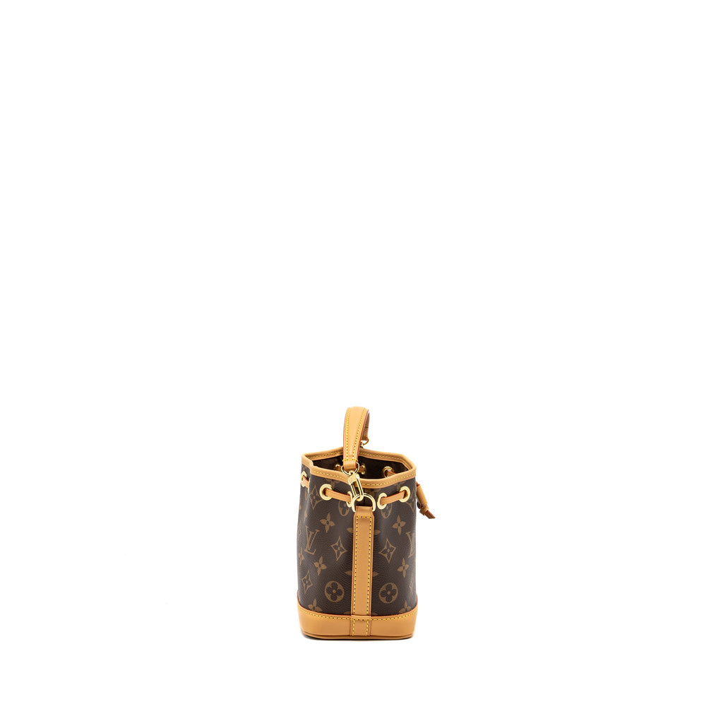 LOUIS VUITTON NANO NOE MONOGRAM CANVAS GHW