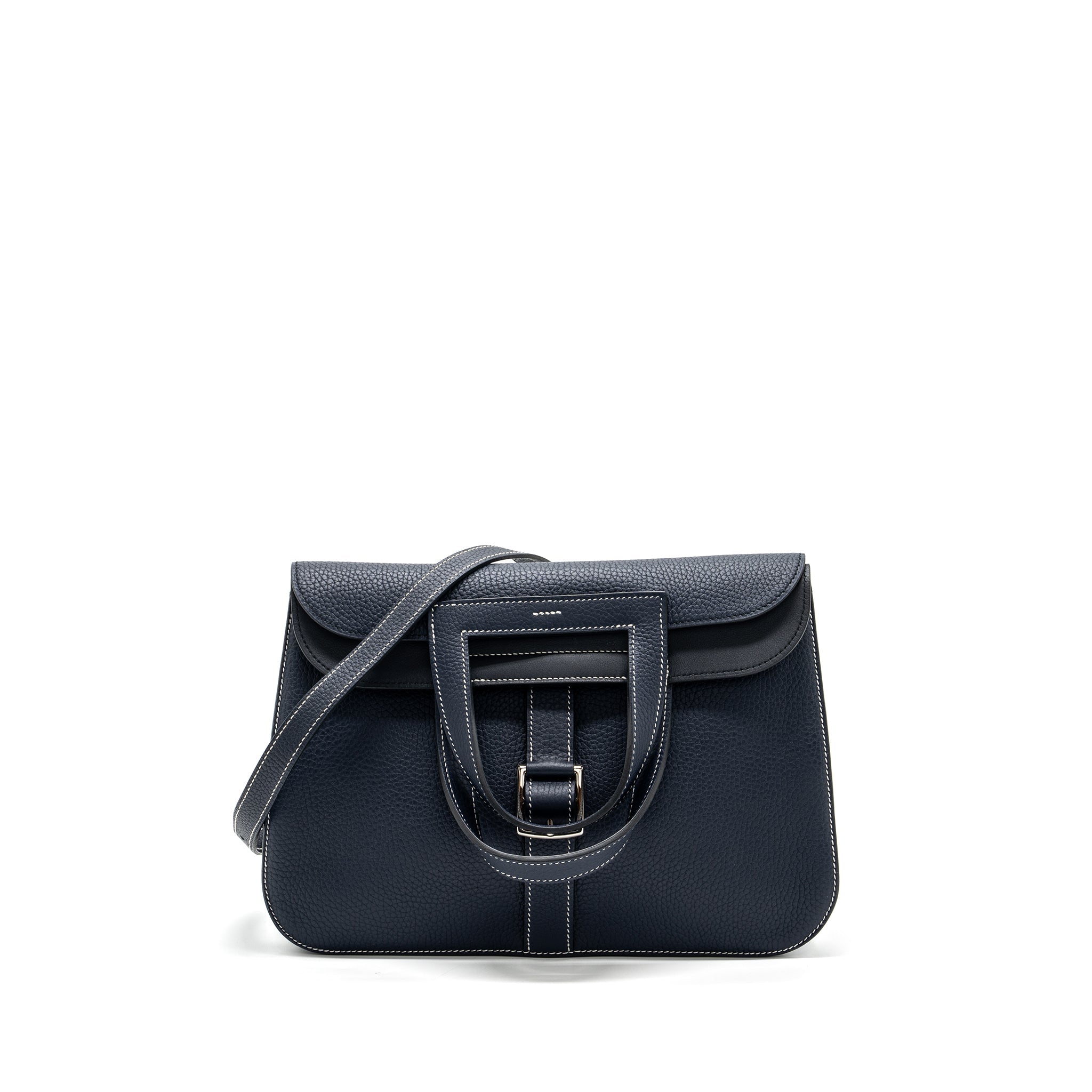 HERMES HALZAN 31 CLEMENCE BLUE NUIT SHW