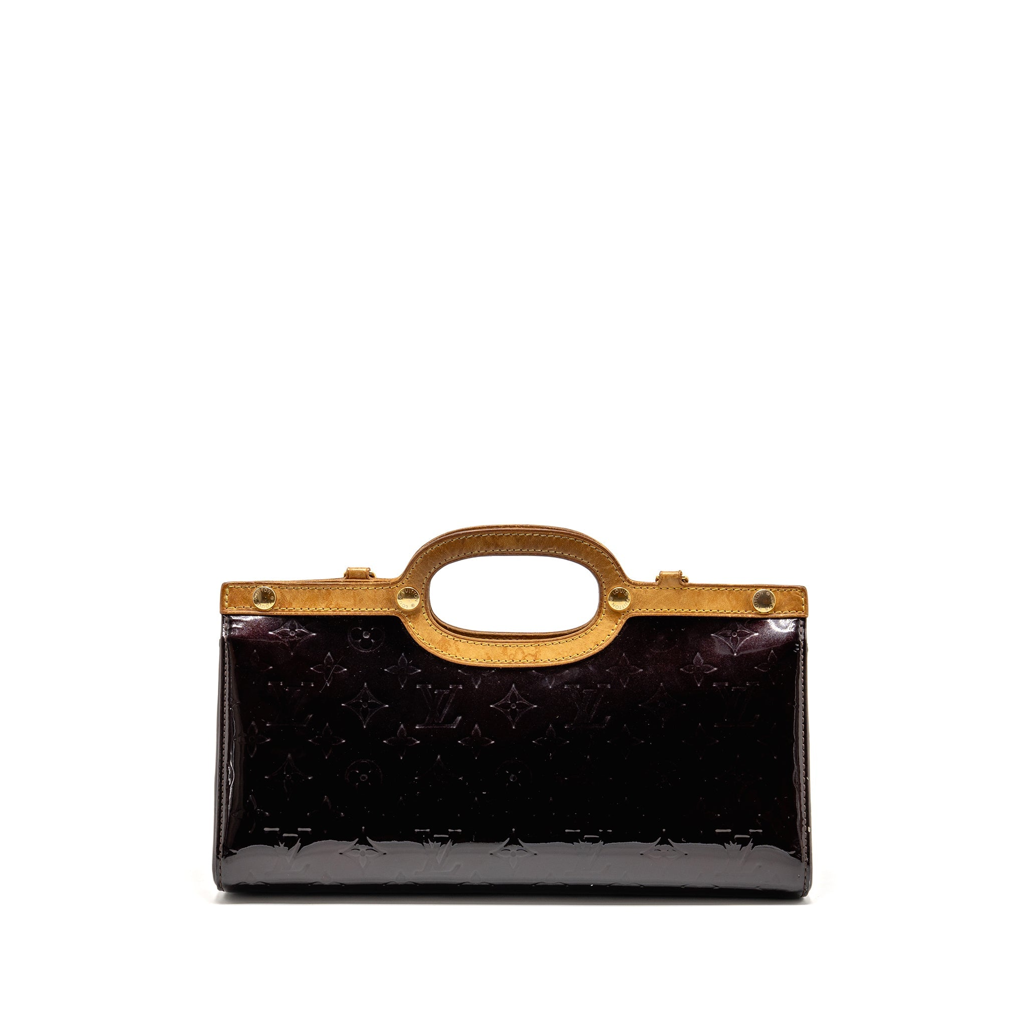 LOUIS VUITTON ROXBURY DRIVE MONOGRAM VERNIS AMARANTE GHW