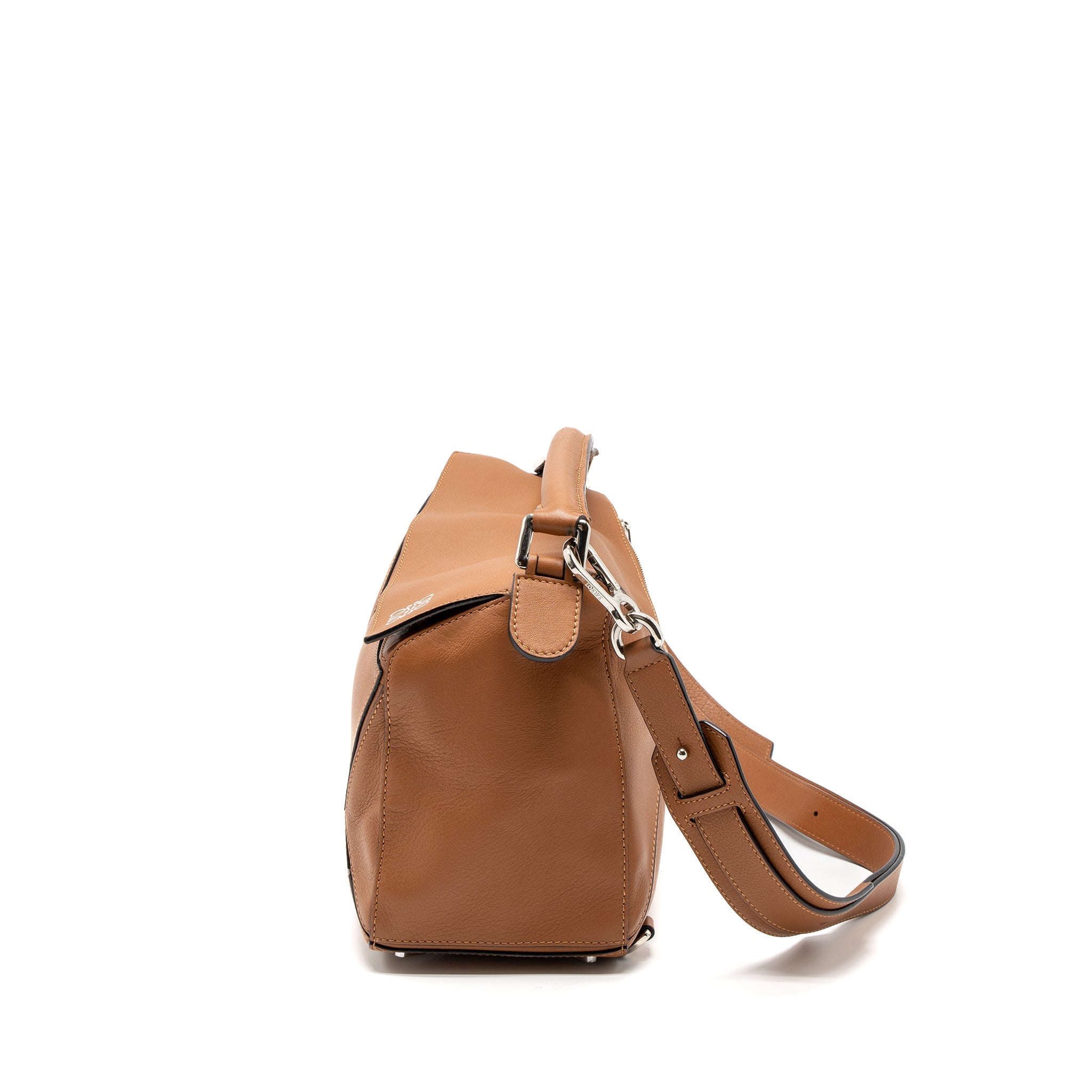 LOEWE MEDIUM PUZZLE BAG CALFSKIN TAN SHW