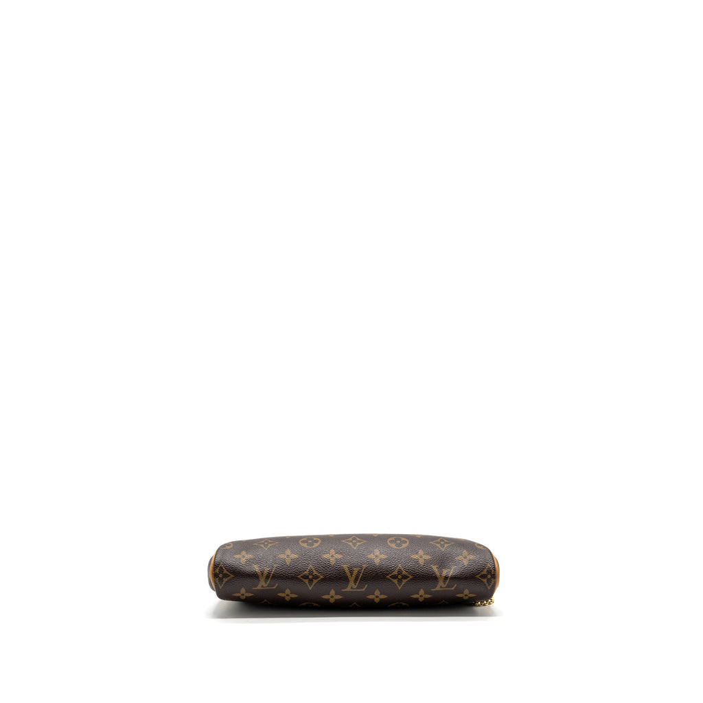 LOUIS VUITTON EVA POCHETTE MONOGRAM CANVAS GHW