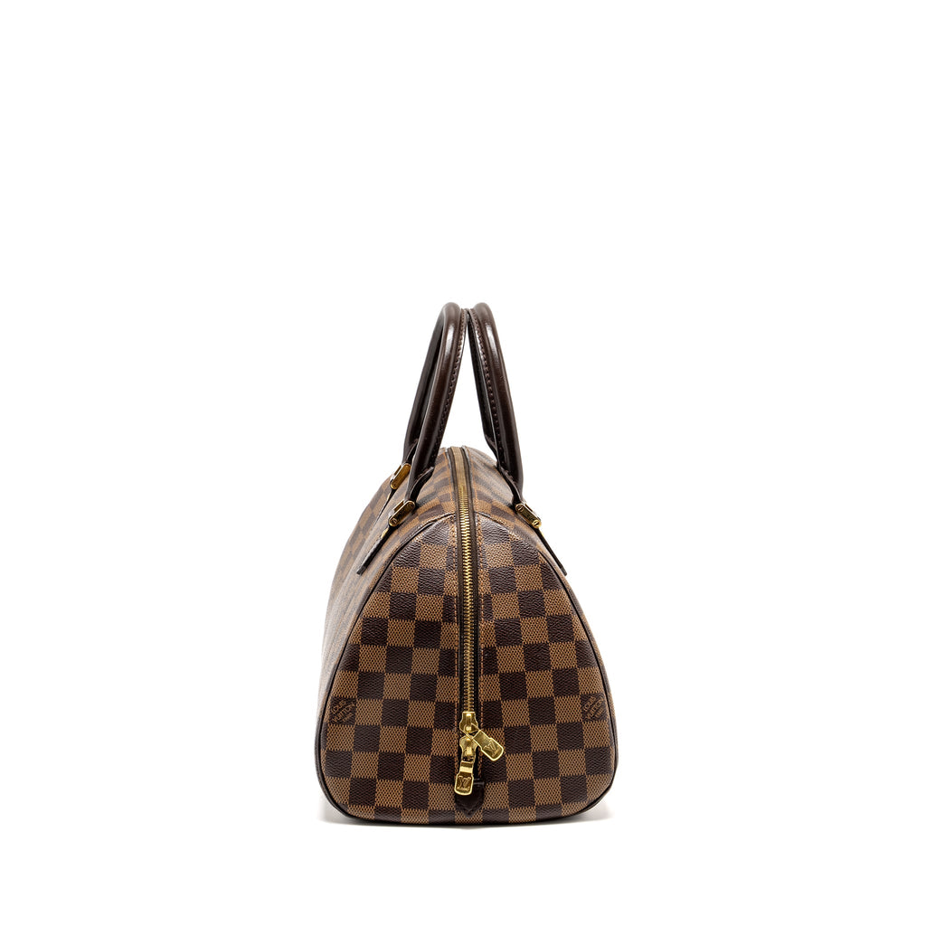 LOUIS VUITTON RIBERA MM TOTE DAMIER EBENE CANVAS GHW