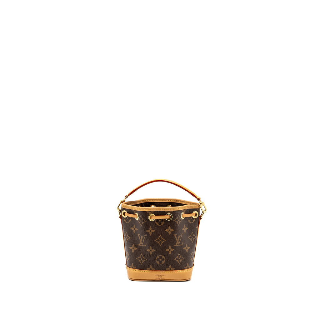 LOUIS VUITTON NANO NOE MONOGRAM CANVAS GHW