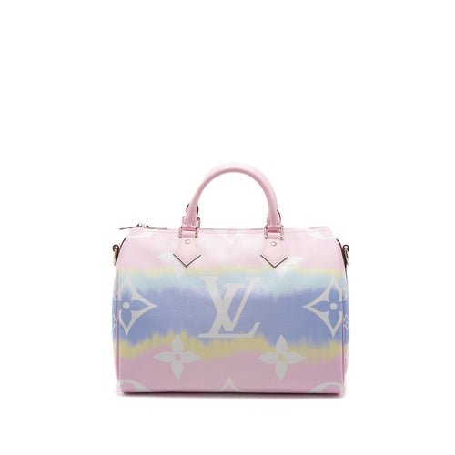 LOUIS VUITTON SPEEDY BANDOULIERE 30 MONOGRAM ESCAL GIANT CANVAS PASTEL PINK SHW