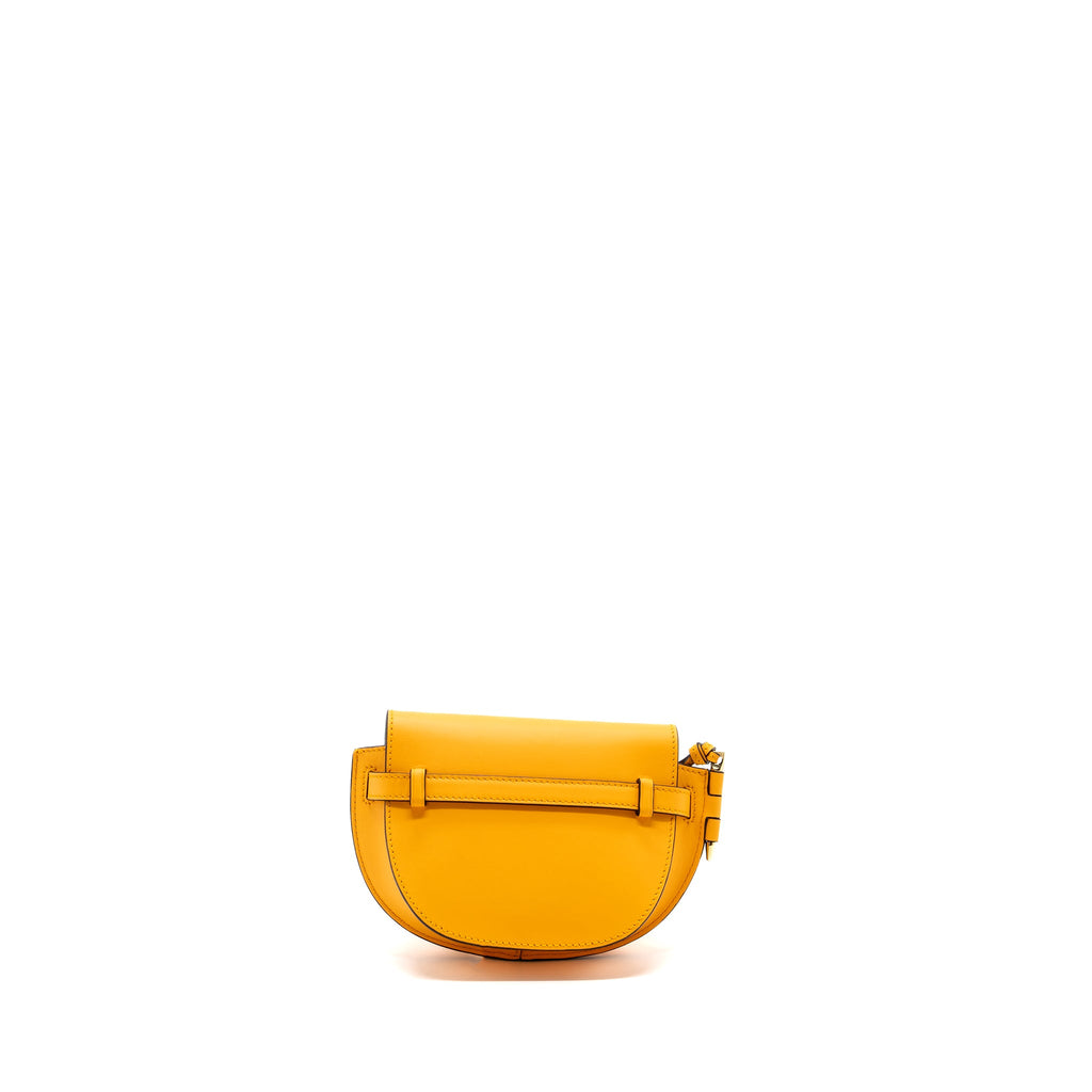 LOEWE MINI GATE DUAL BAG CALFSKIN MANDARIN LGHW