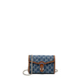GUCCI DIONYSUS CHAIN WALLET BAG GG SUPREME DENIM/LEATHER MULTICOLOUR HARDWARE