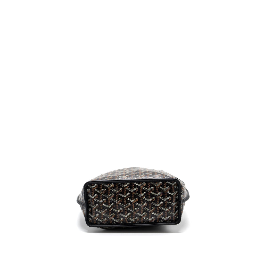 GOYARD ANJOU MINI BAG CAVAS/CALFSKIN BLACK SHW