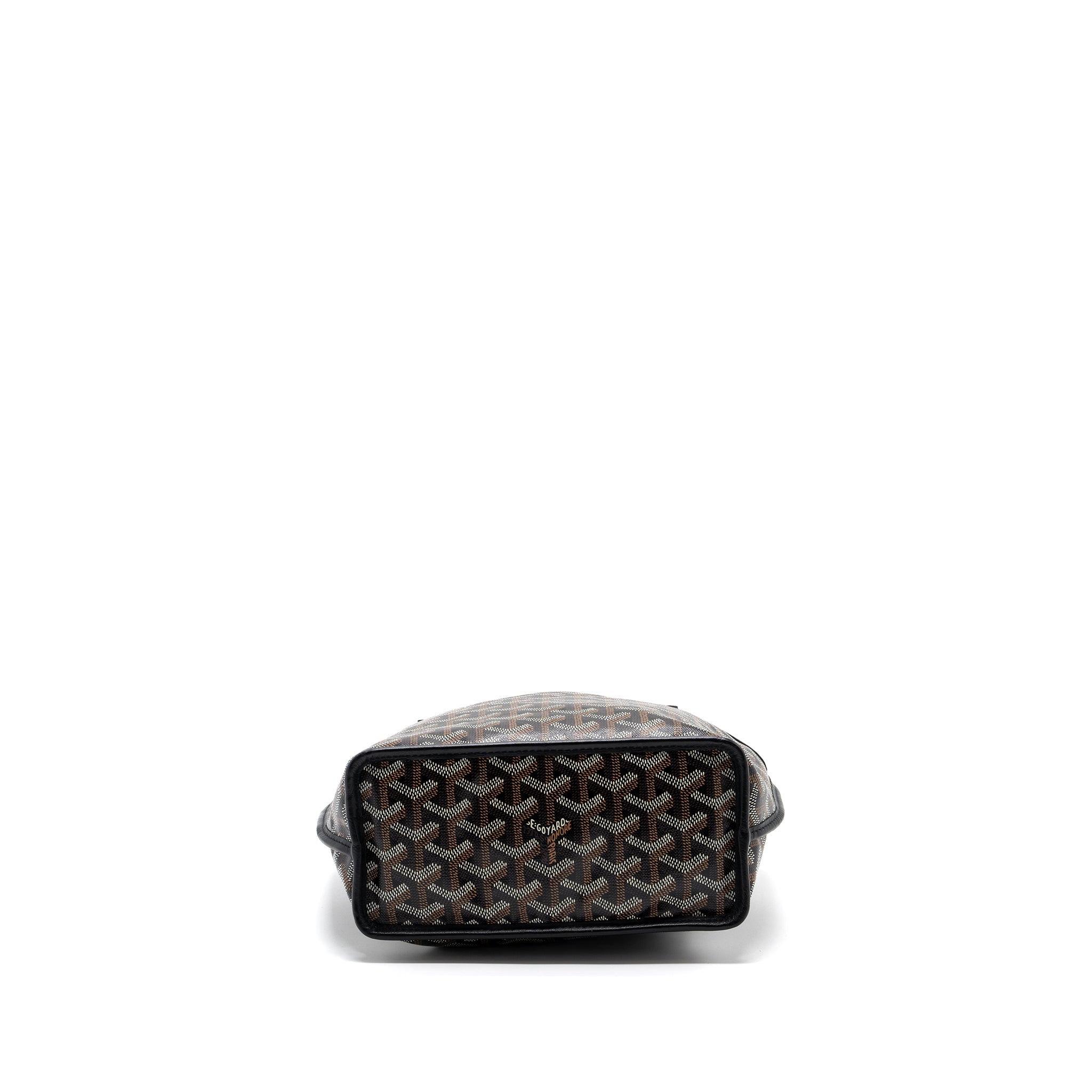 GOYARD ANJOU MINI BAG CAVAS/CALFSKIN BLACK SHW