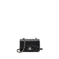CHANEL MINI RECTANGULAR FLAP BAG CAVIAR BLACK SHW