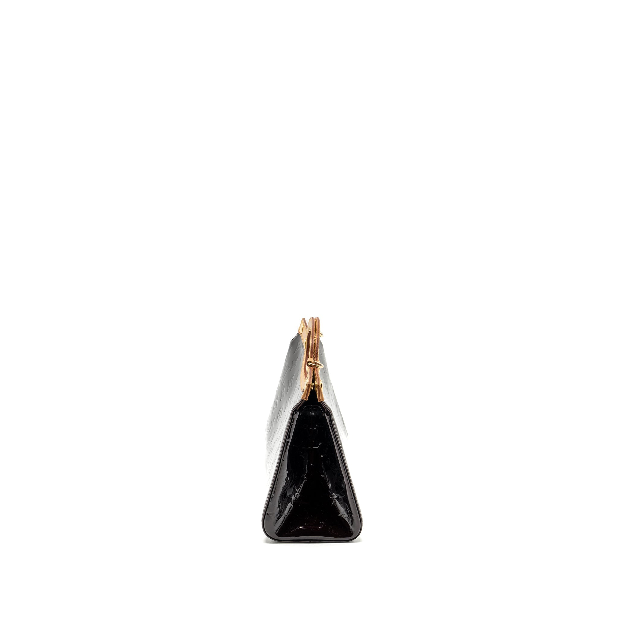 LOUIS VUITTON ROXBURY DRIVE MONOGRAM VERNIS AMARANTE GHW