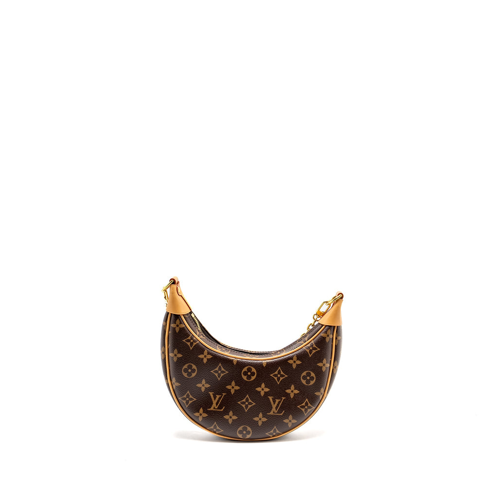LOUIS VUITTON HALF-MOON LOOP BAG MONOGRAM CANVAS GHW