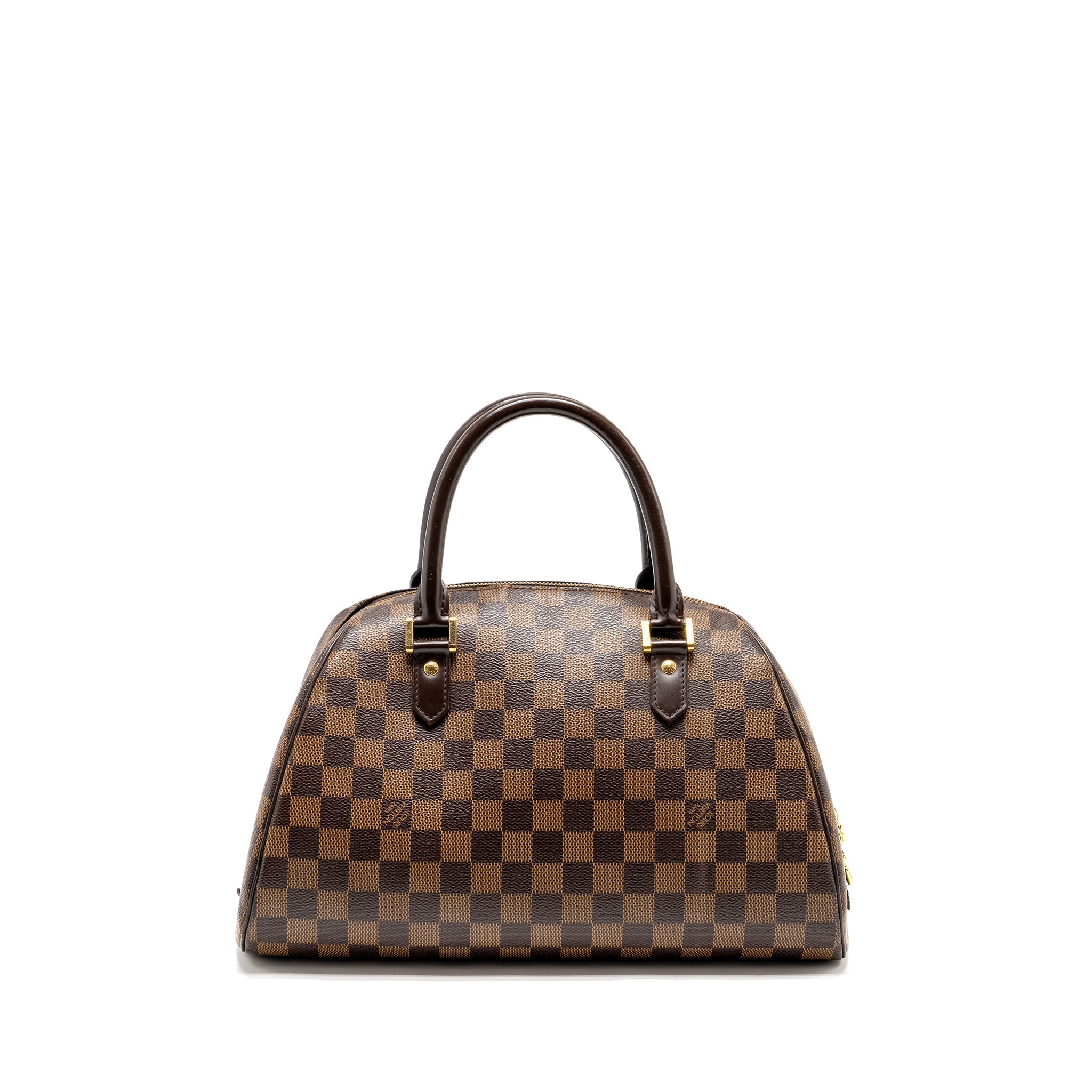 LOUIS VUITTON RIBERA MM TOTE DAMIER EBENE CANVAS GHW