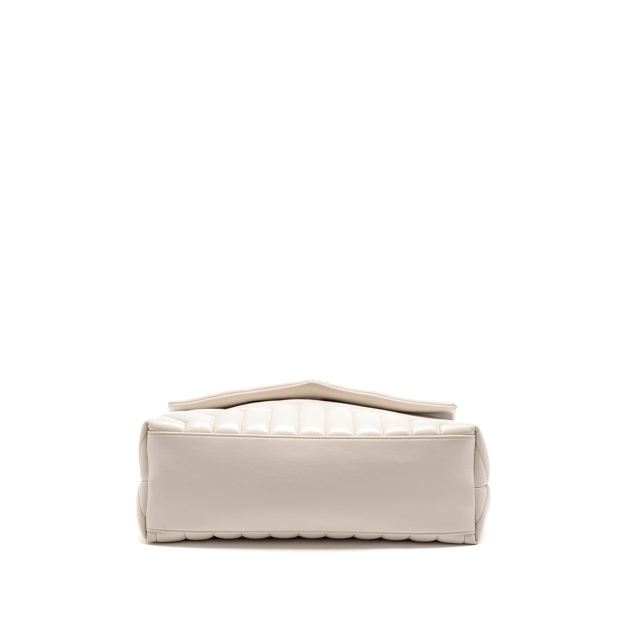 SAINT LAURENT/YSL MEDIUM LOU LOU BAG CALFSKIN WHITE SHW