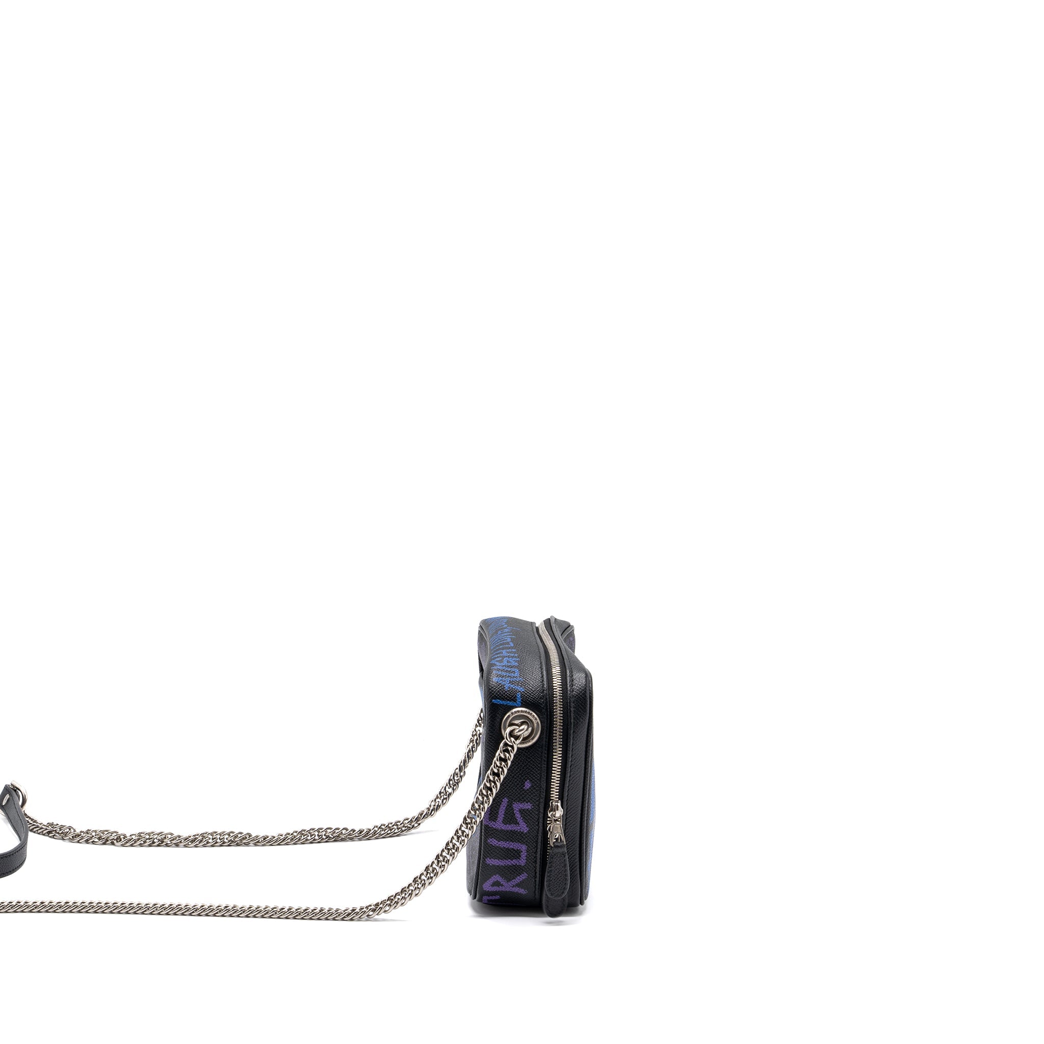 BALENCIAGA BB CAMERA BAG LEATHER BLACK/MULTICOLOUR SHW