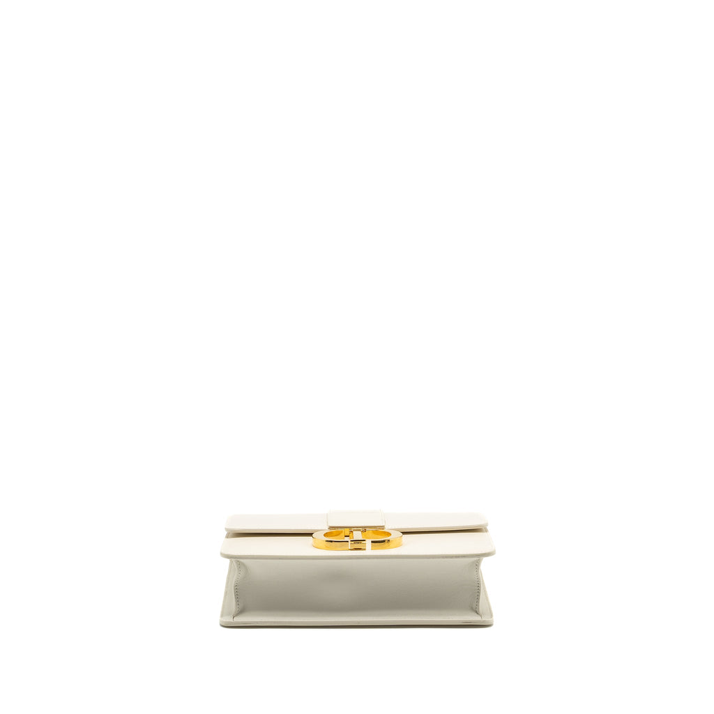DIOR 30 MONTAIGNE BAG CALFSKIN WHITE GHW