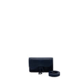 DIOR SADDLE BELT POUCH CALFSKIN BLUE WITH BLUE HARDWARE