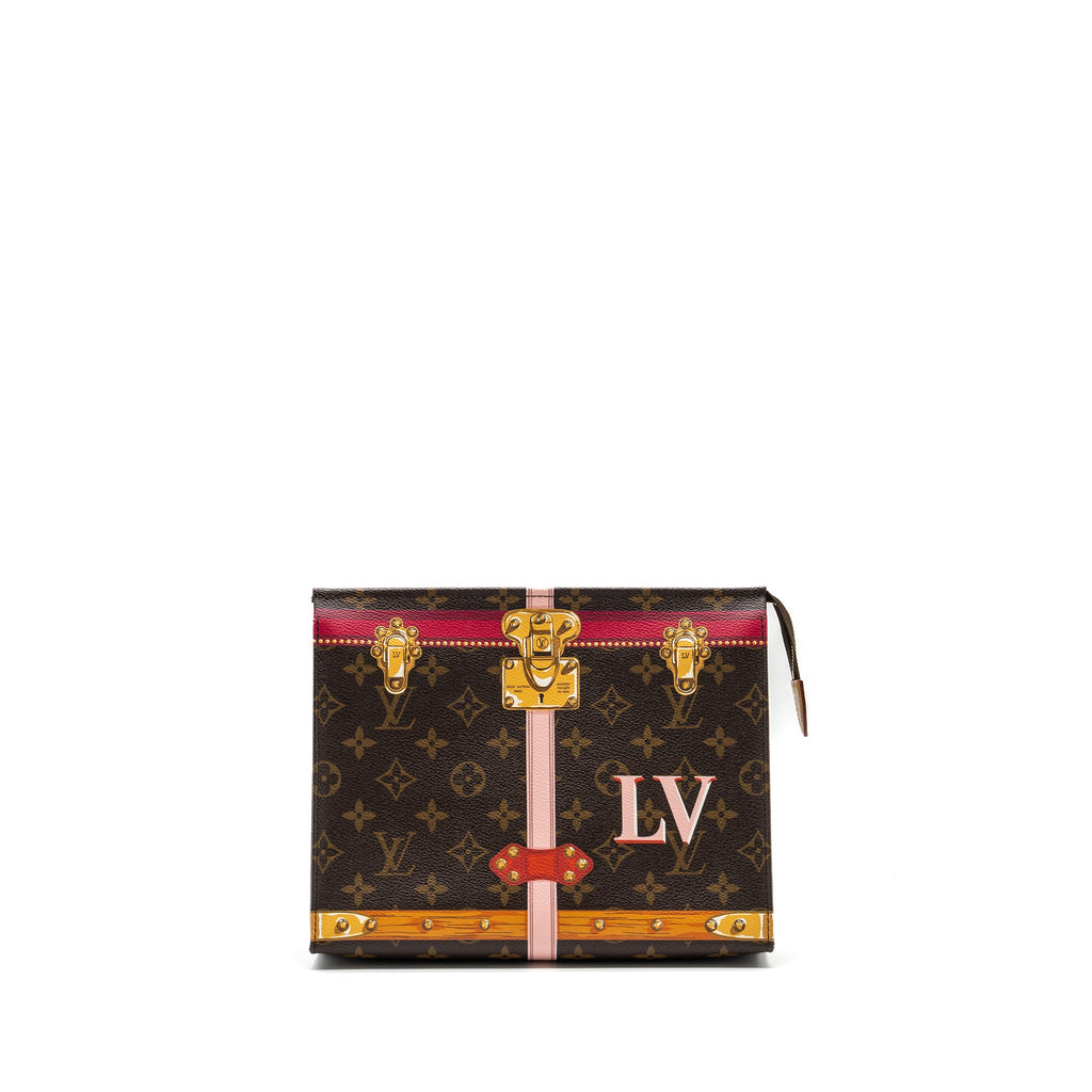 LOUIS VUITTON TOILETRY POCHETTE 26 LIMITED EDITION MONOGRAM CANVAS GHW