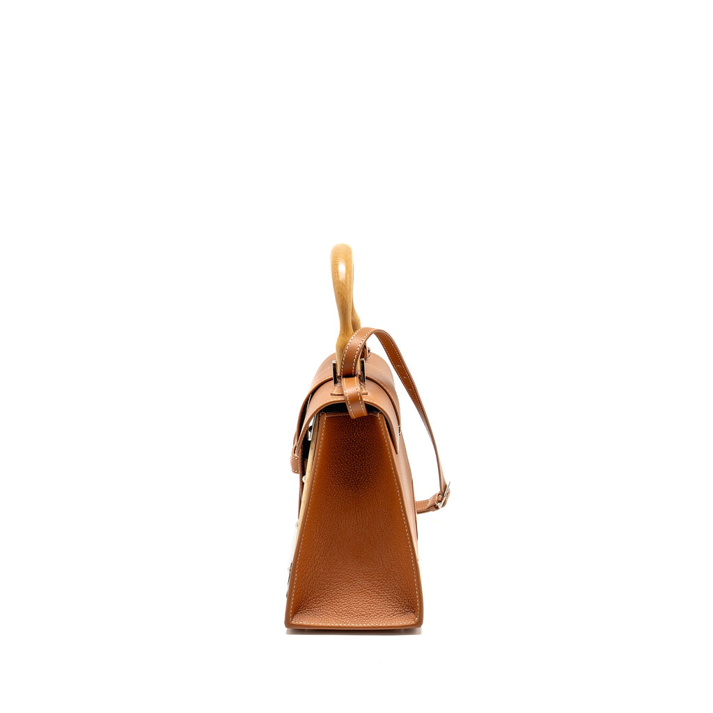 GOYARD STRUCTURE SAIGON PM BAG CALFSKIN TAN SHW