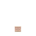 CHANEL CLASSIC SMALL COMPACT WALLET CALFSKIN IRIDESCENT PINK SHW
