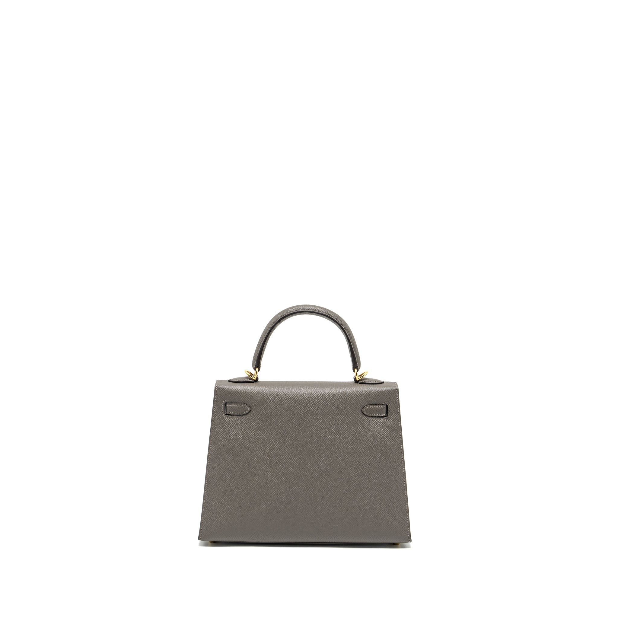HERMES KELLY 25 SELLIER EPSOM GRIS MEYER GHW