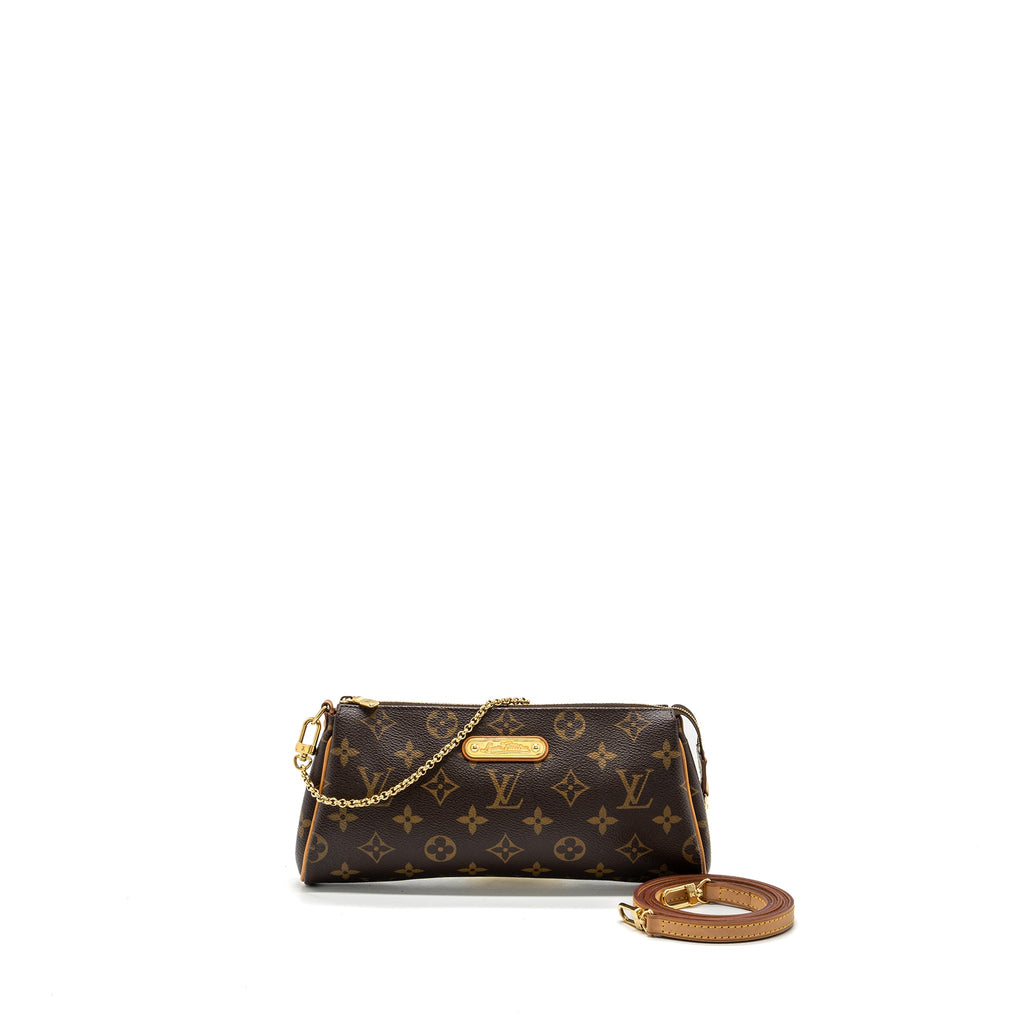 LOUIS VUITTON EVA POCHETTE MONOGRAM CANVAS GHW