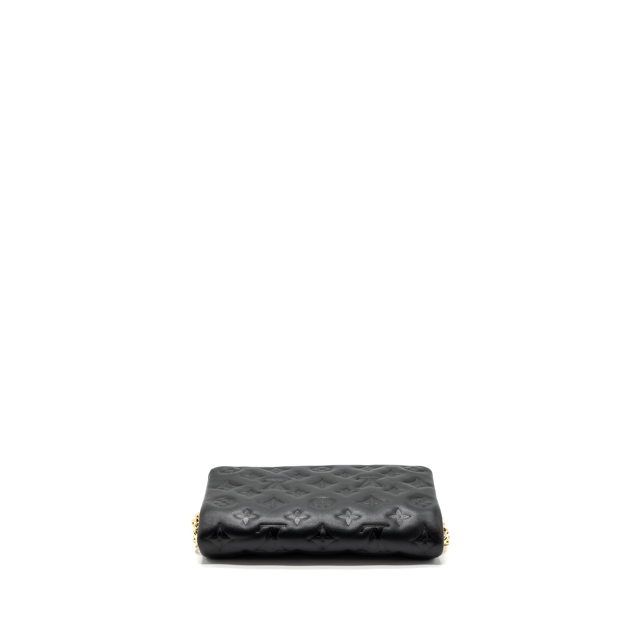 LOUIS VUITTON POCHETTE COUSSIN LAMBSKIN BLACK GHW