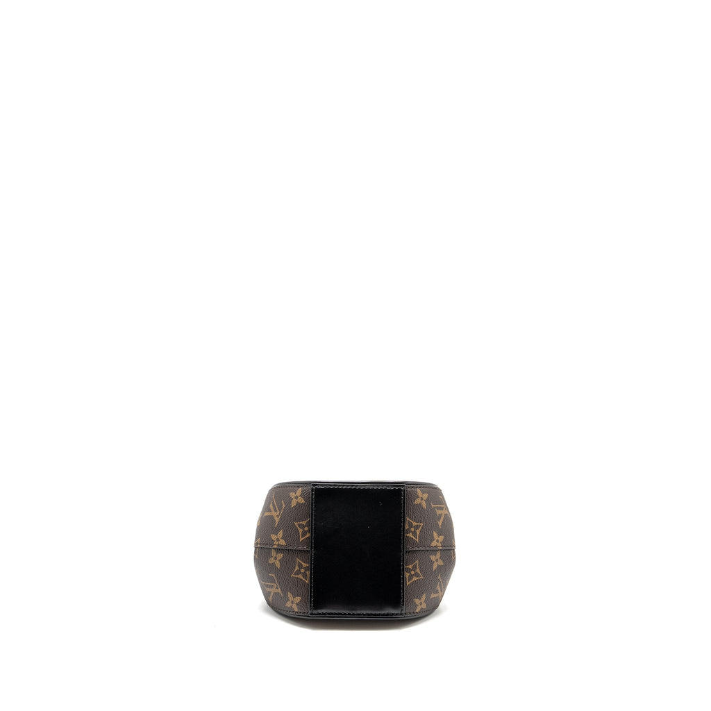 LOUIS VUITTON BOURSICOT CHAIN BAG REVERSE MONOGRAM CANVAS/LEATHER BLACK HARDWARE