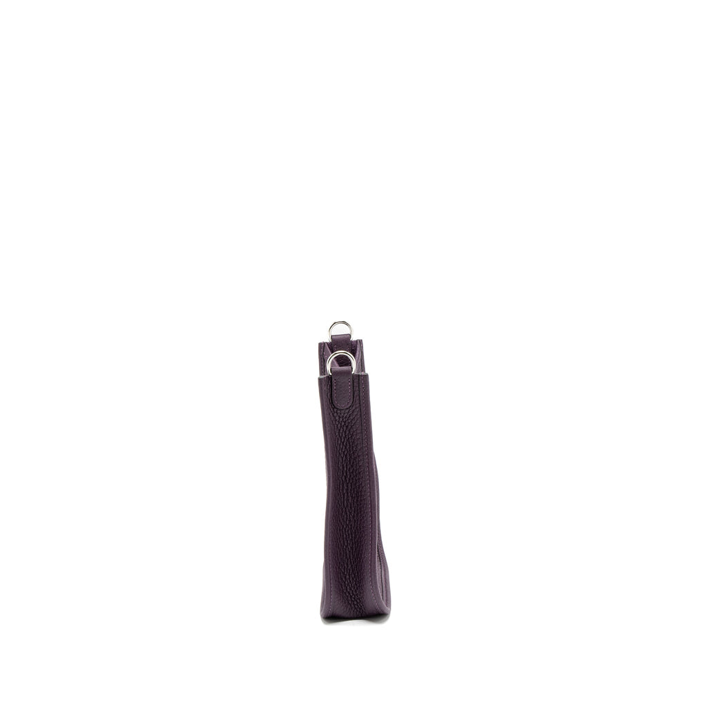 HERMES MINI EVELYNE CLEMENCE CASSIS/ROUGE GRENAT SHW
