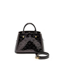 LOUIS VUITTON VERNIS MONTAIGNE BB BAG MONOGRAM PATENT BURGUNDY AMARANTE GHW