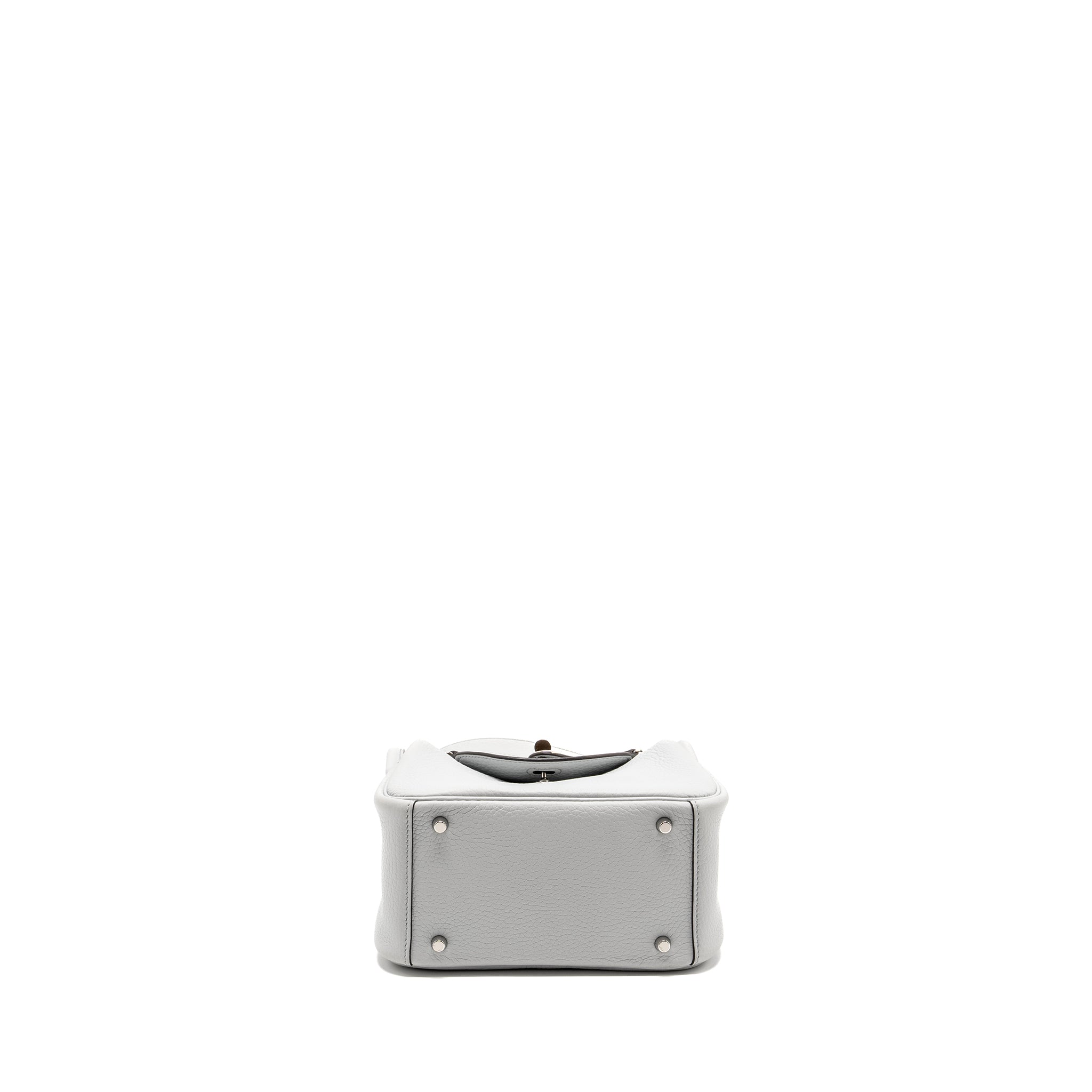 HERMES MINI LINDY CLEMENCE BLUE PALE SHW