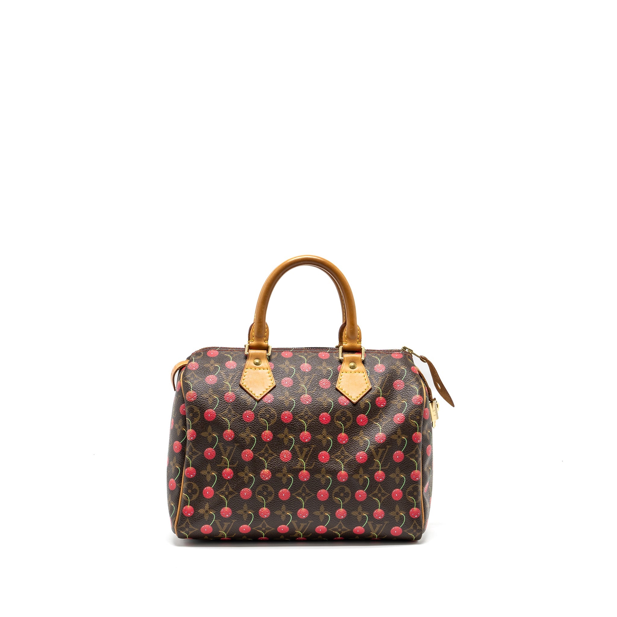 LOUIS VUITTON SPEEDY 25 CHERRY BLOSSOM MONOGRAM CANVAS GHW