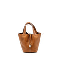 HERMES PICOTIN 18 LOCK BAG BARENIA FAUBOURG FAUVE SHW