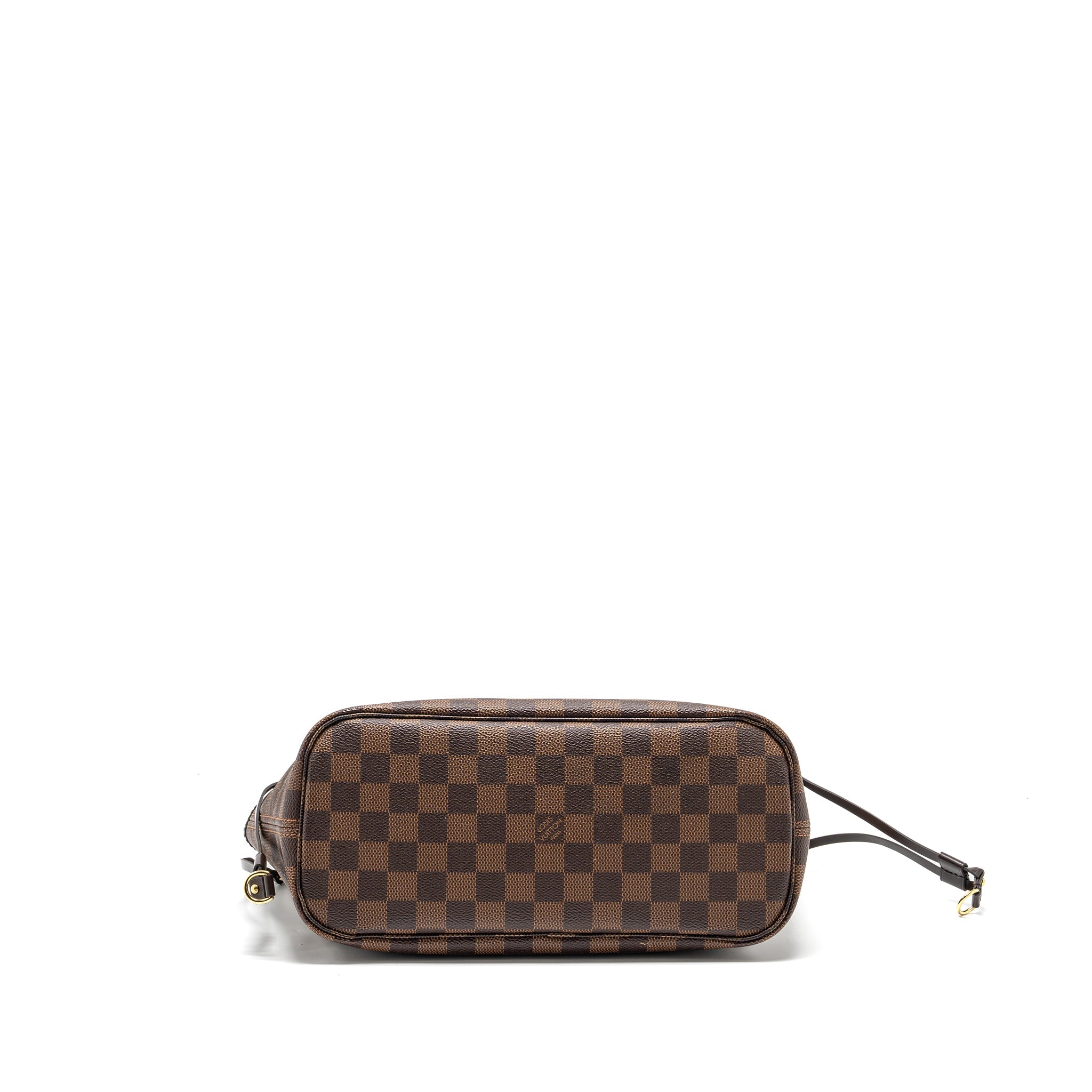 LOUIS VUITTON NEVERFULL PM DAMIER EBENE CANVAS GHW
