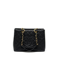 CHANEL GRAND SHOPPING TOTE BAG CAVIAR BLACK GHW