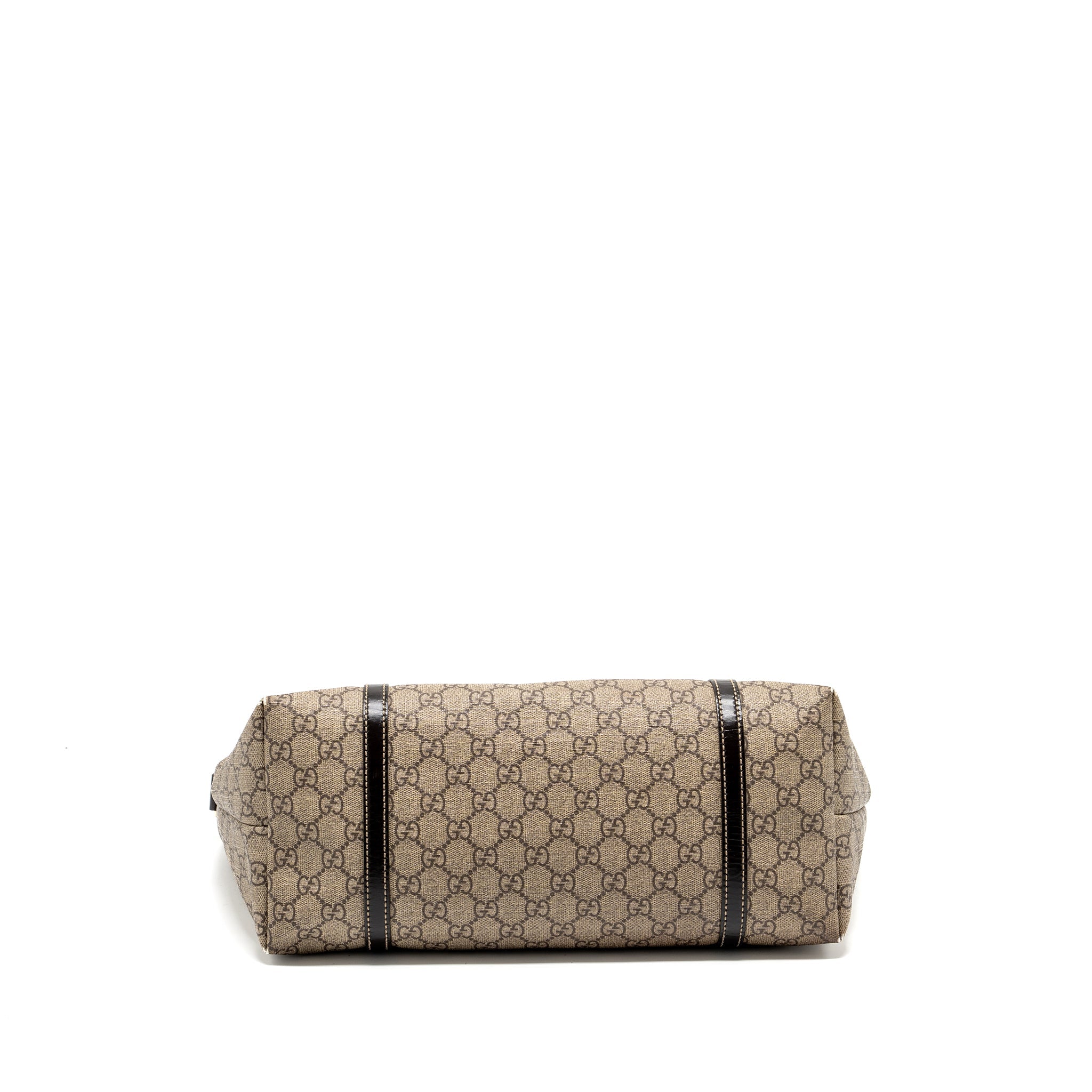 GUCCI TOP HANDLE TOTE BAG GG SUPREME CANVAS GHW