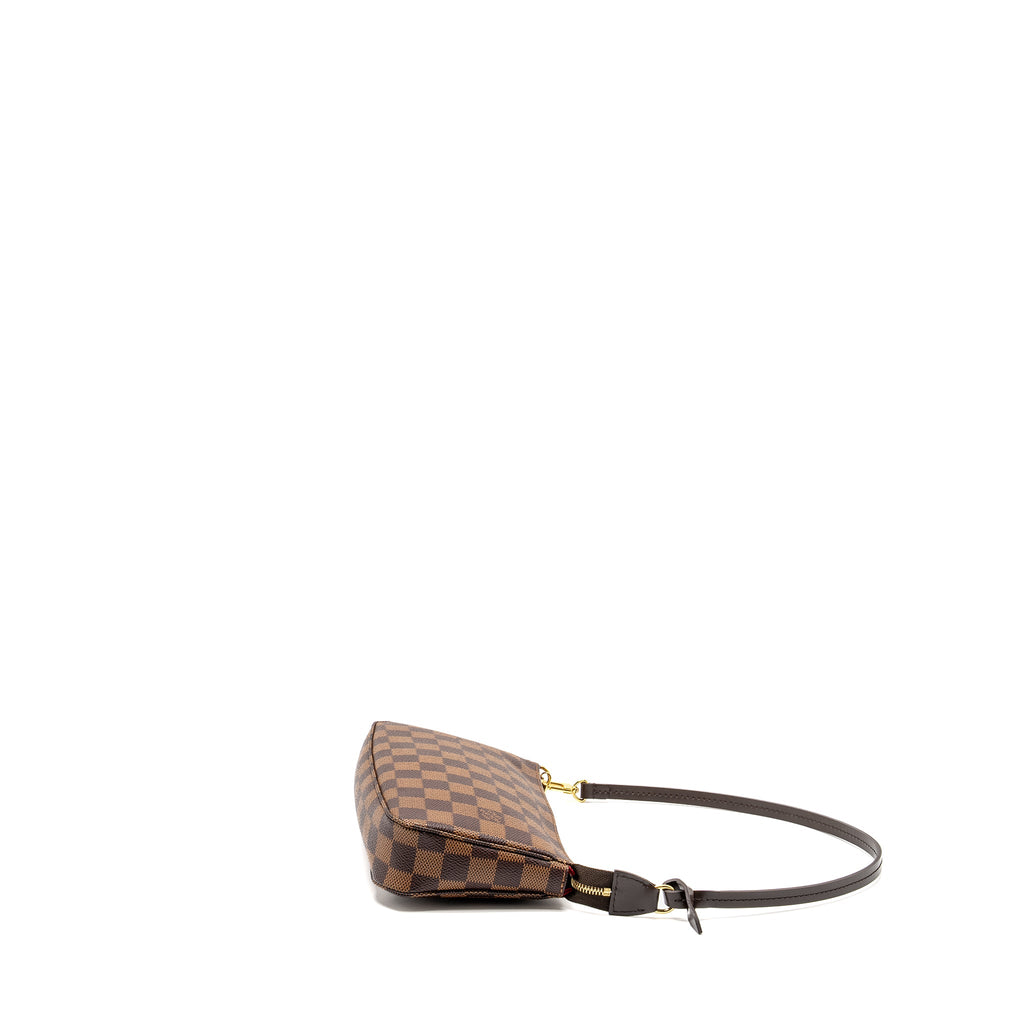 LOUIS VUITTON POCHETTE ACCESSOIRES DAMIER EBENE CANVAS GHW