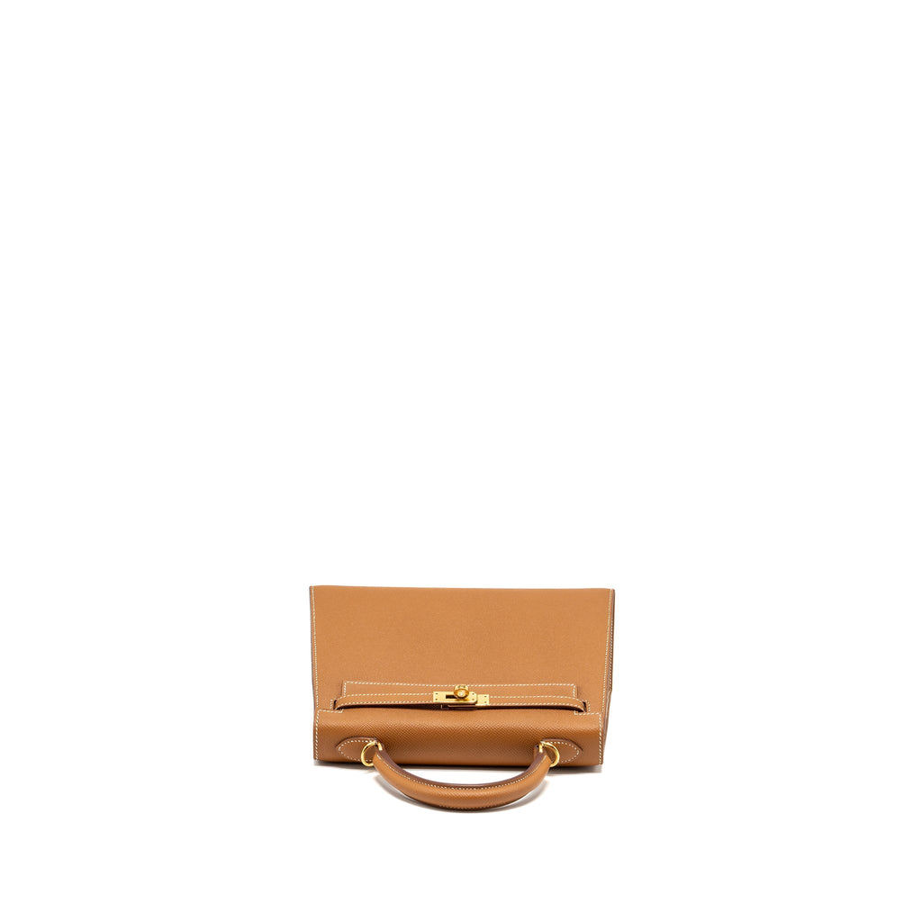 HERMES KELLY 25 SELLIER EPSOM GOLD GHW