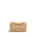 CHANEL MEDIUM CLASSIC DOUBLE FLAP BAG CAVIAR BEIGE GHW