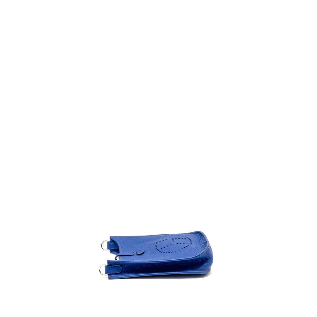 HERMES MINI EVELYNE CLEMENCE ELECTRIC BLUE SHW
