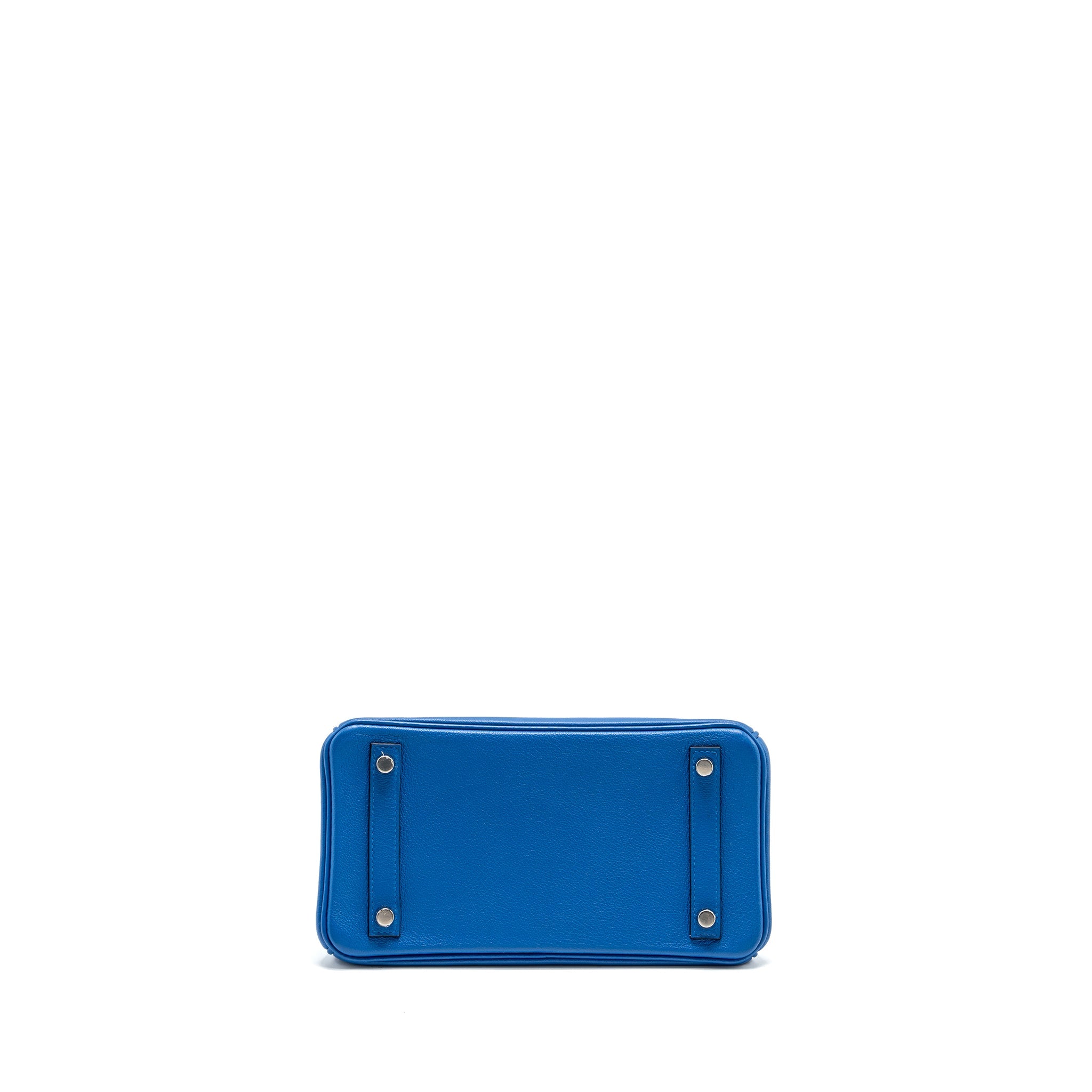 HERMES BIRKIN 25 TAURILLON NOVELLO I7 BLUE ZELLIGE SHW